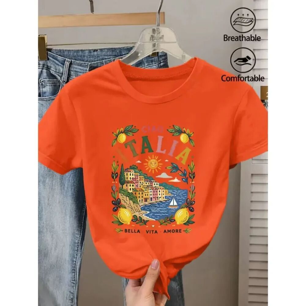 Orange Italia Sort Sleeve TOP - Special Request @ange092210